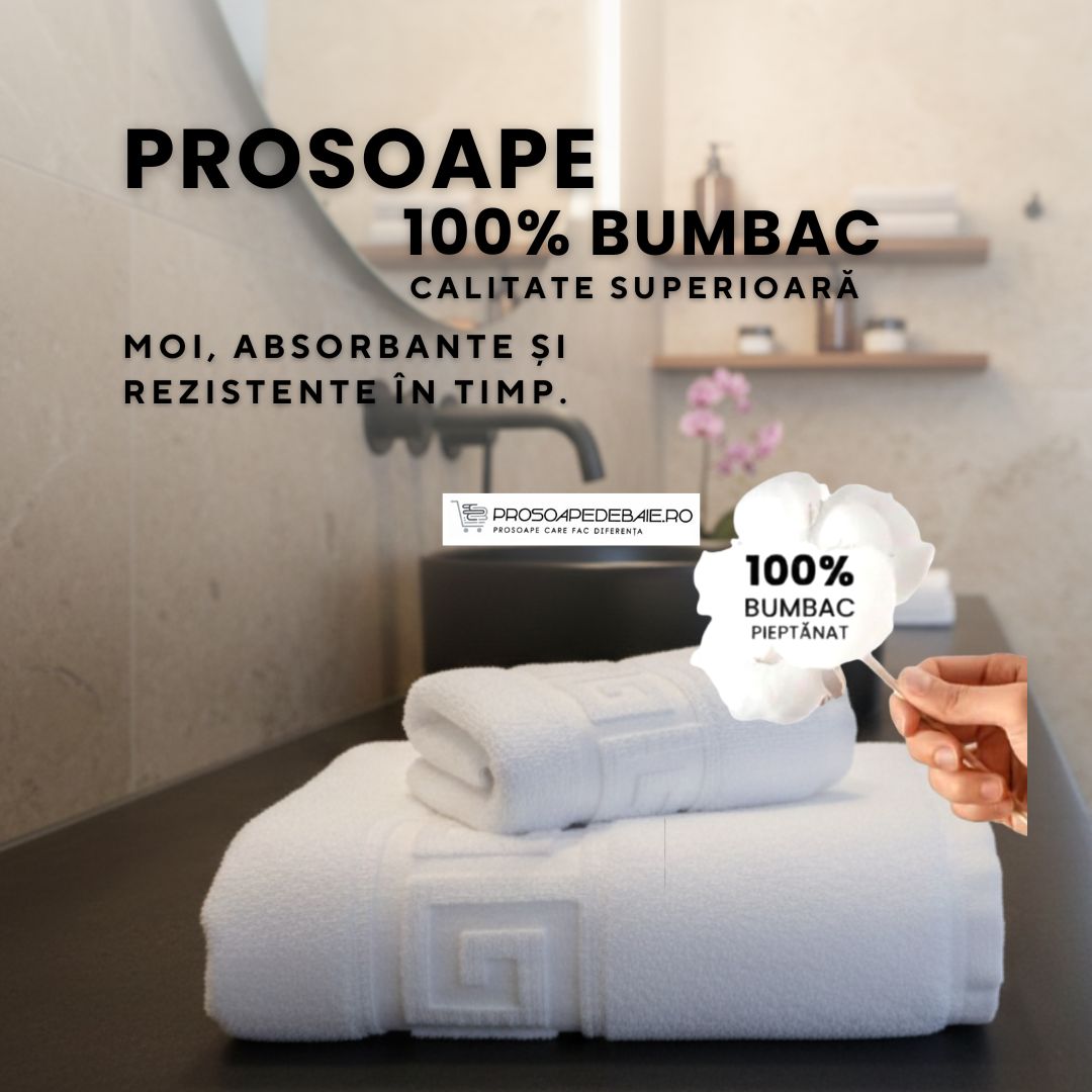 Prosoape de baie premium din bumbac 100%, calitate superioară.
– lunor.ro