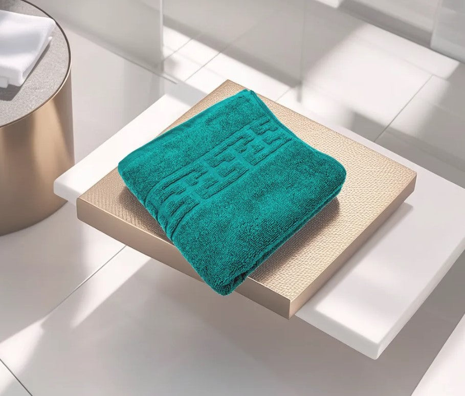 Prosop de baie premium, bumbac 100%, model Greek border