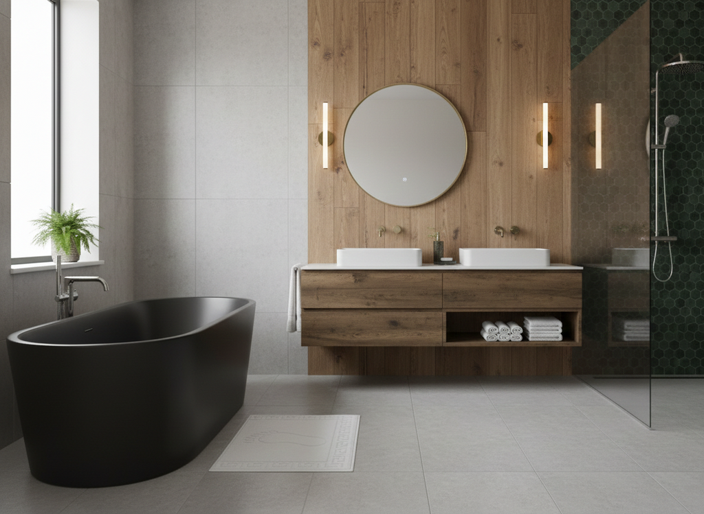 Prosop de baie premium, bumbac 100%, model Greek border