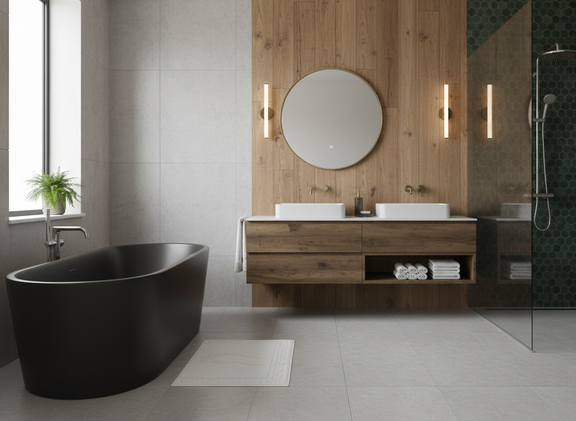 Prosop de baie premium, bumbac 100%, model Greek border