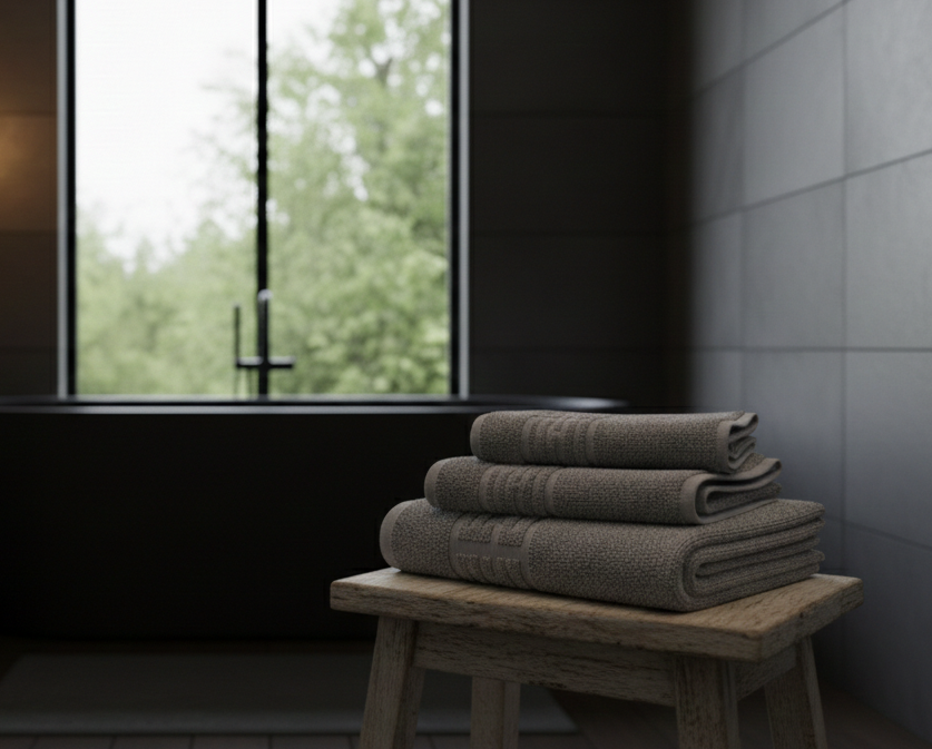 Set 3 Prosoape de baie, bumbac 100%, model Greek border