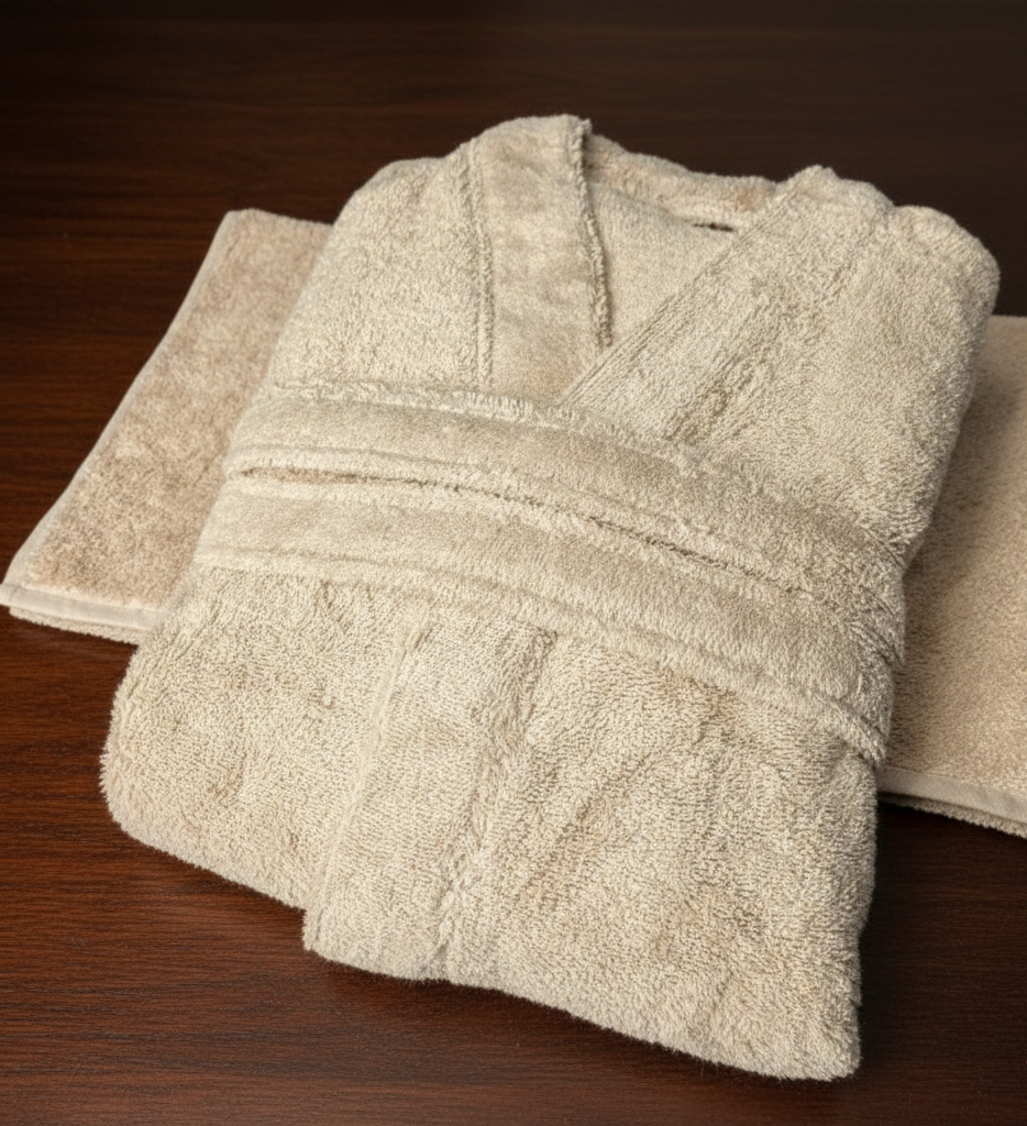 Set  cadou  2 prosoape de baie si halat